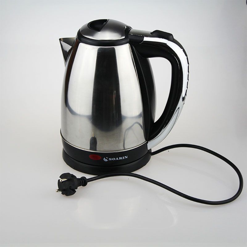 Export-oriented English stainless steel electric kettle SR-198 quick heating kettle 2.0L boiling kettle teapot