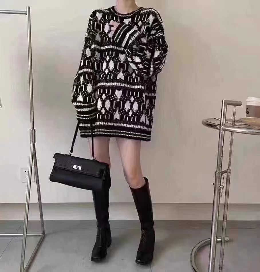 Autumn And Winter New Women's Slimming Temperament European And American Style Warm Trench Coat Coat Top 2 details Picture