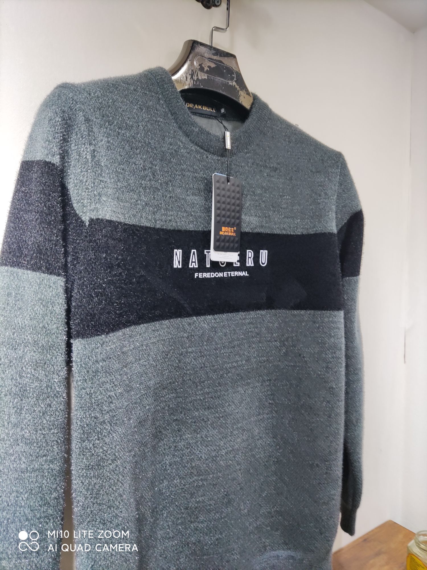 Middle-Aged Men's Clothing Top Autumn And Winter New Thermal Top Coat Set 8