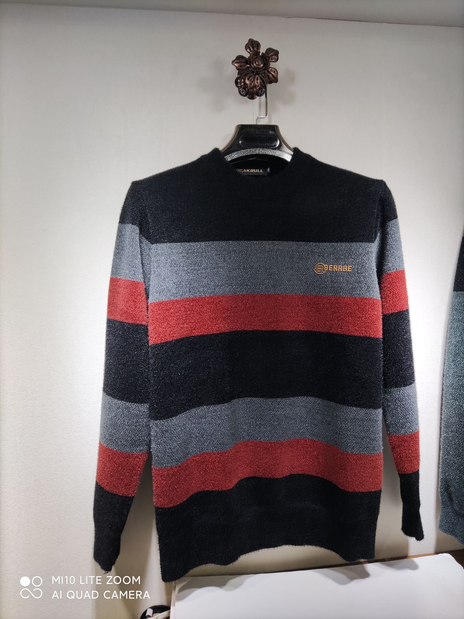 Middle-Aged Men's Clothing Top Autumn And Winter New Thermal Top Coat Set 1 details Picture