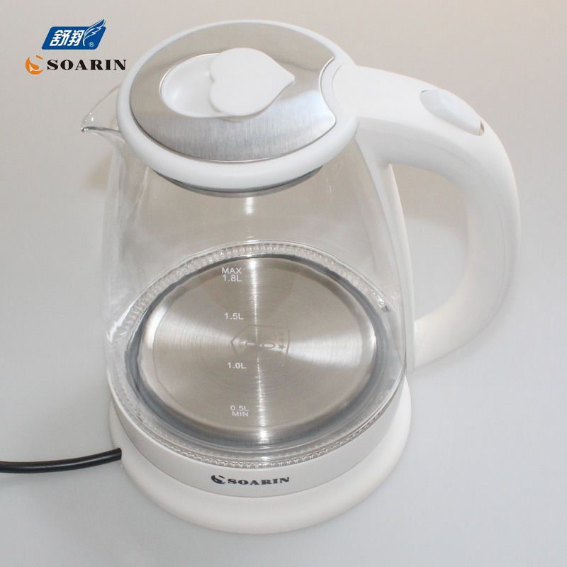 Export-oriented European standard glass electric kettle SR-B4 boiling water teapot glass kettle