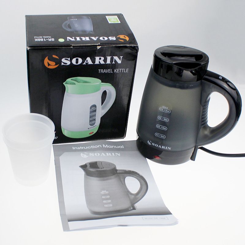 【 Export English 】 Travel Portable mini low-power Electric kettle SR-188K Electric kettle, Student dormitory heating kettle Application Scenario