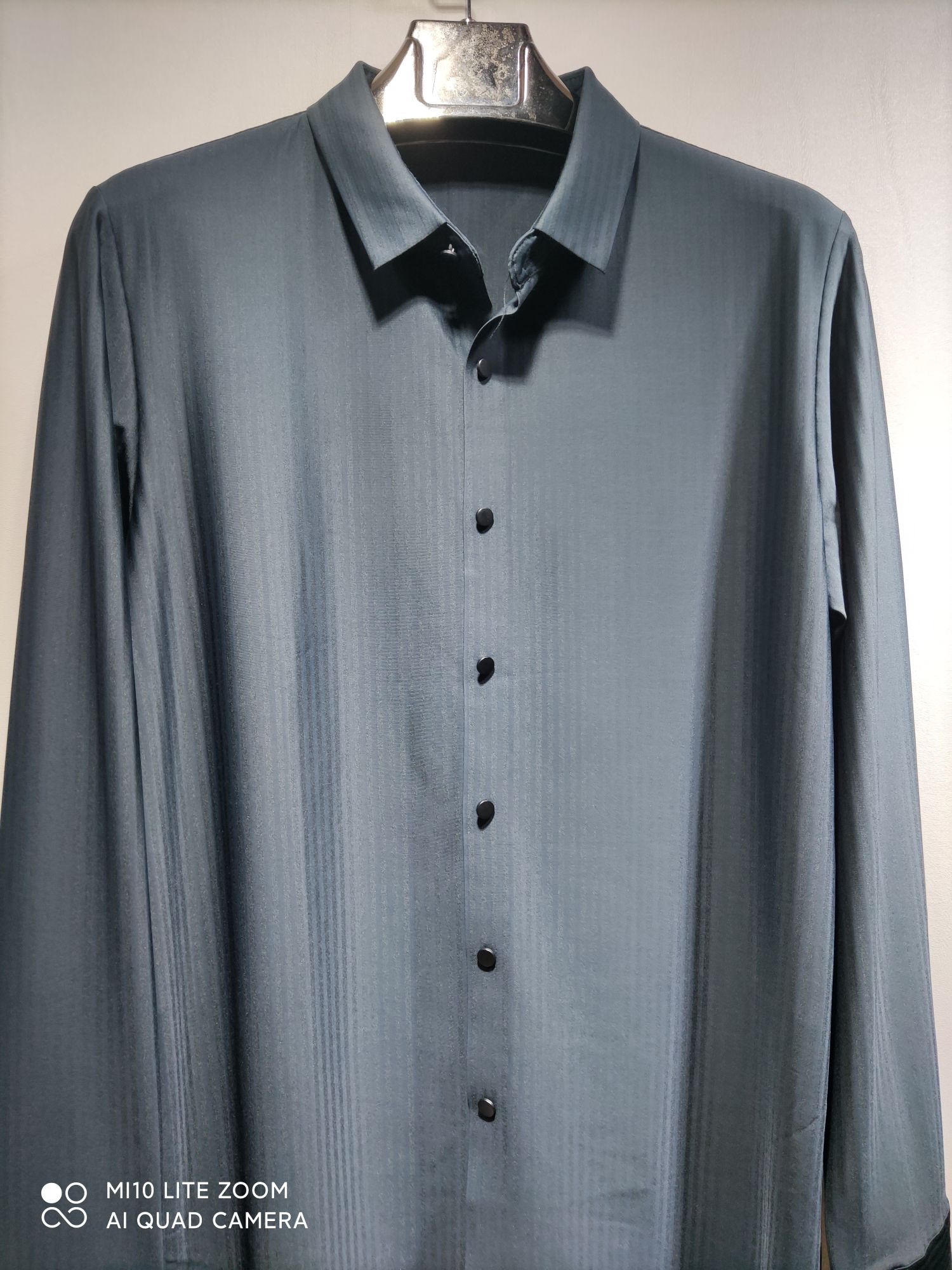 Middle-Aged Men's Clothing Top Autumn And Winter New Thermal Top Coat Set 11 details Picture