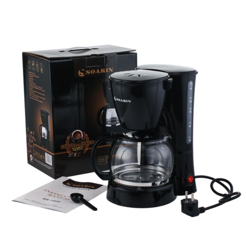 The SR-1020 drip coffee machine for foreign trade is a dual-purpose coffee pot for brewing coffee with a household teapot Specification image