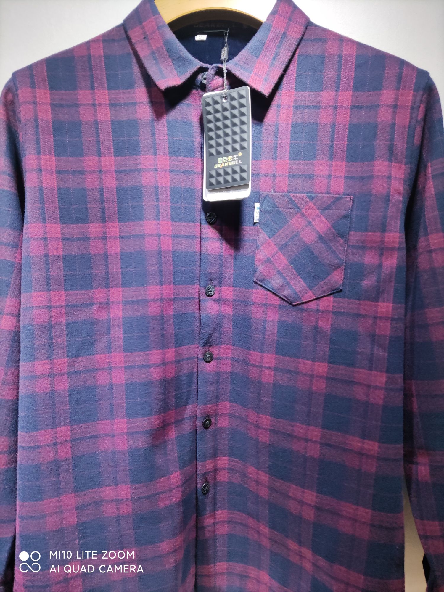 Middle-Aged Men's Clothing Top Autumn And Winter New Thermal Top Coat Set 10 details Picture