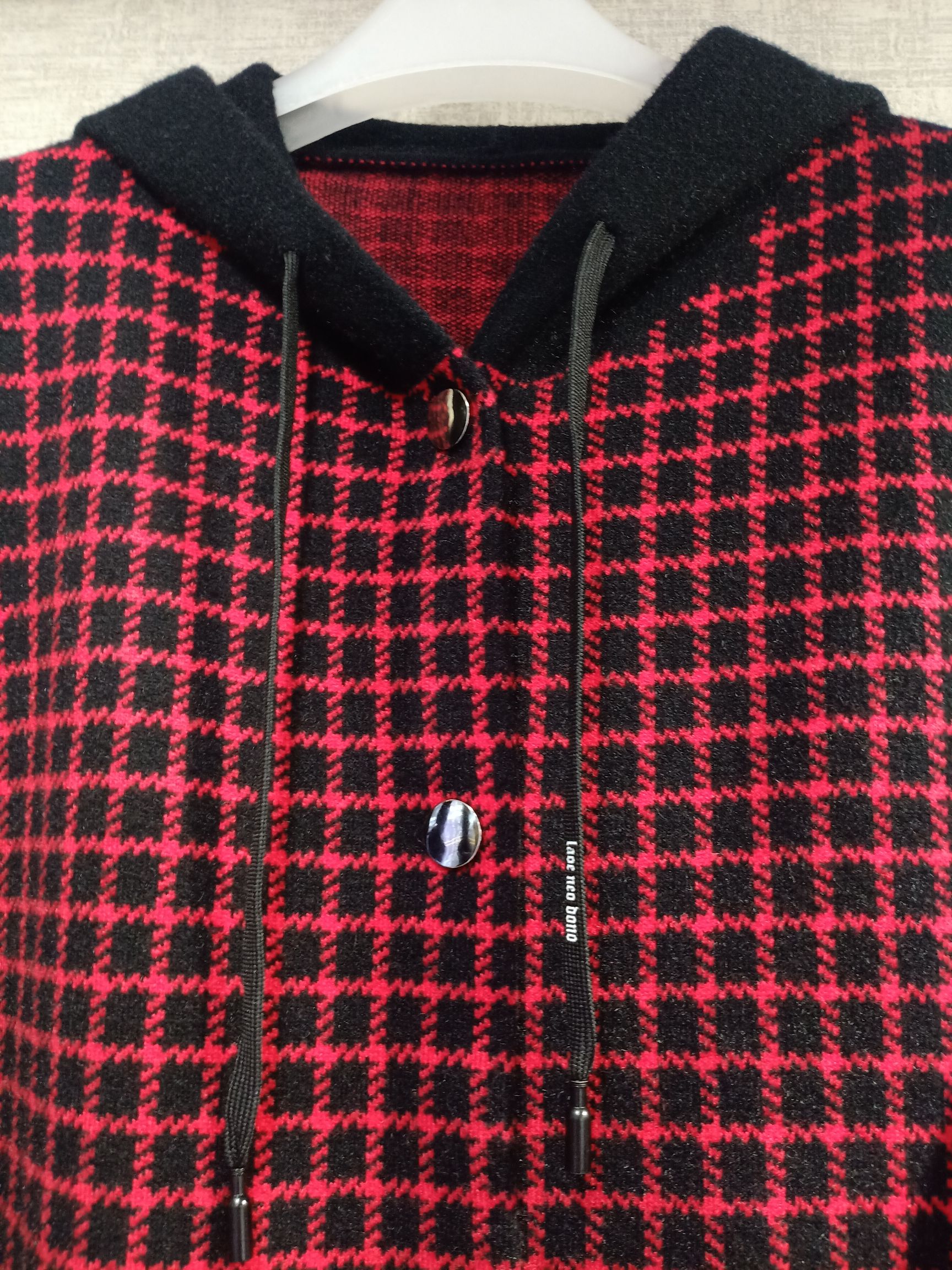 Autumn And Winter Warm And Warm Temperament Loose Shaped Coat Suit Coat 12 Specification drawing