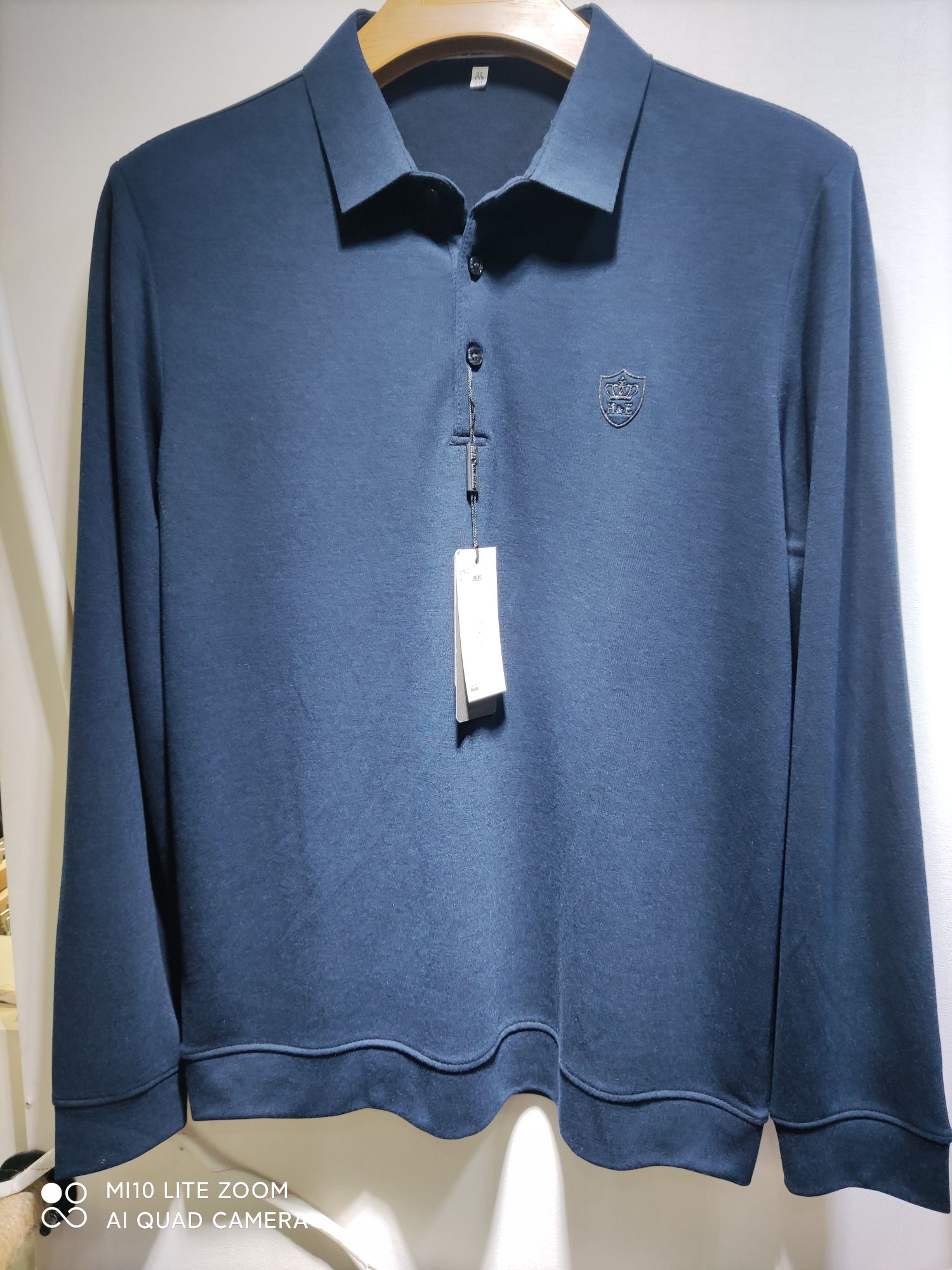 Middle-Aged Men's Clothing Top Autumn And Winter New Thermal Top Coat Set 3