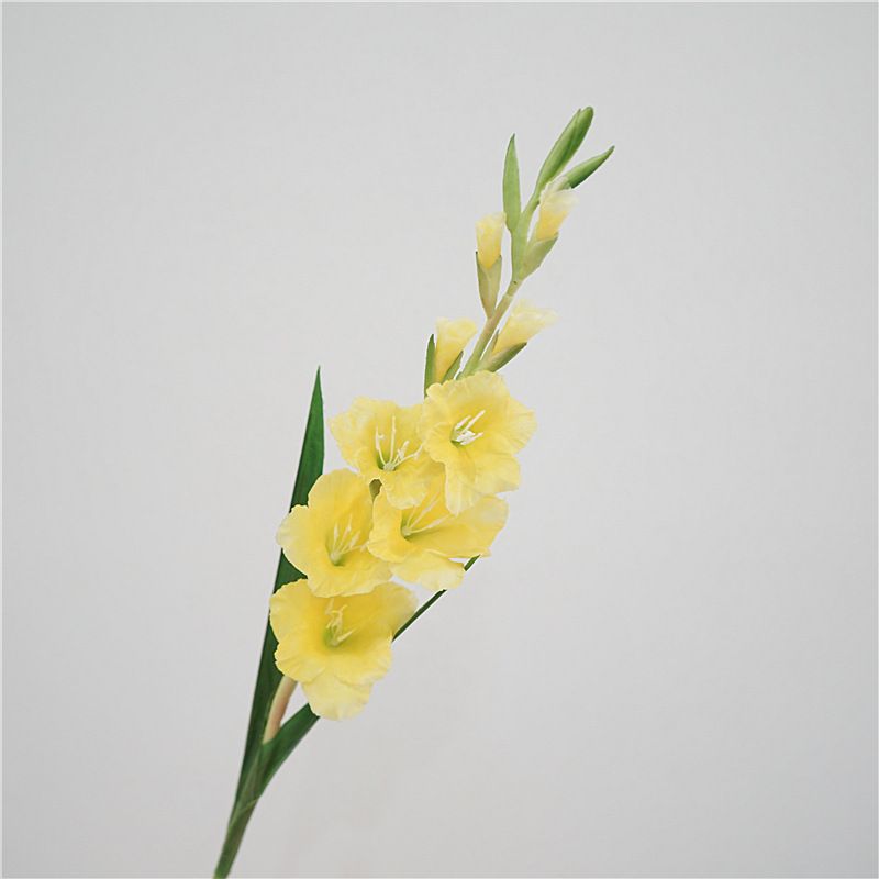 High-quality European-style artificial flowers, soft rubber gladiolus, home decoration, flower arrangement, wedding flower art, wholesale of artificial flowers Application Scenario