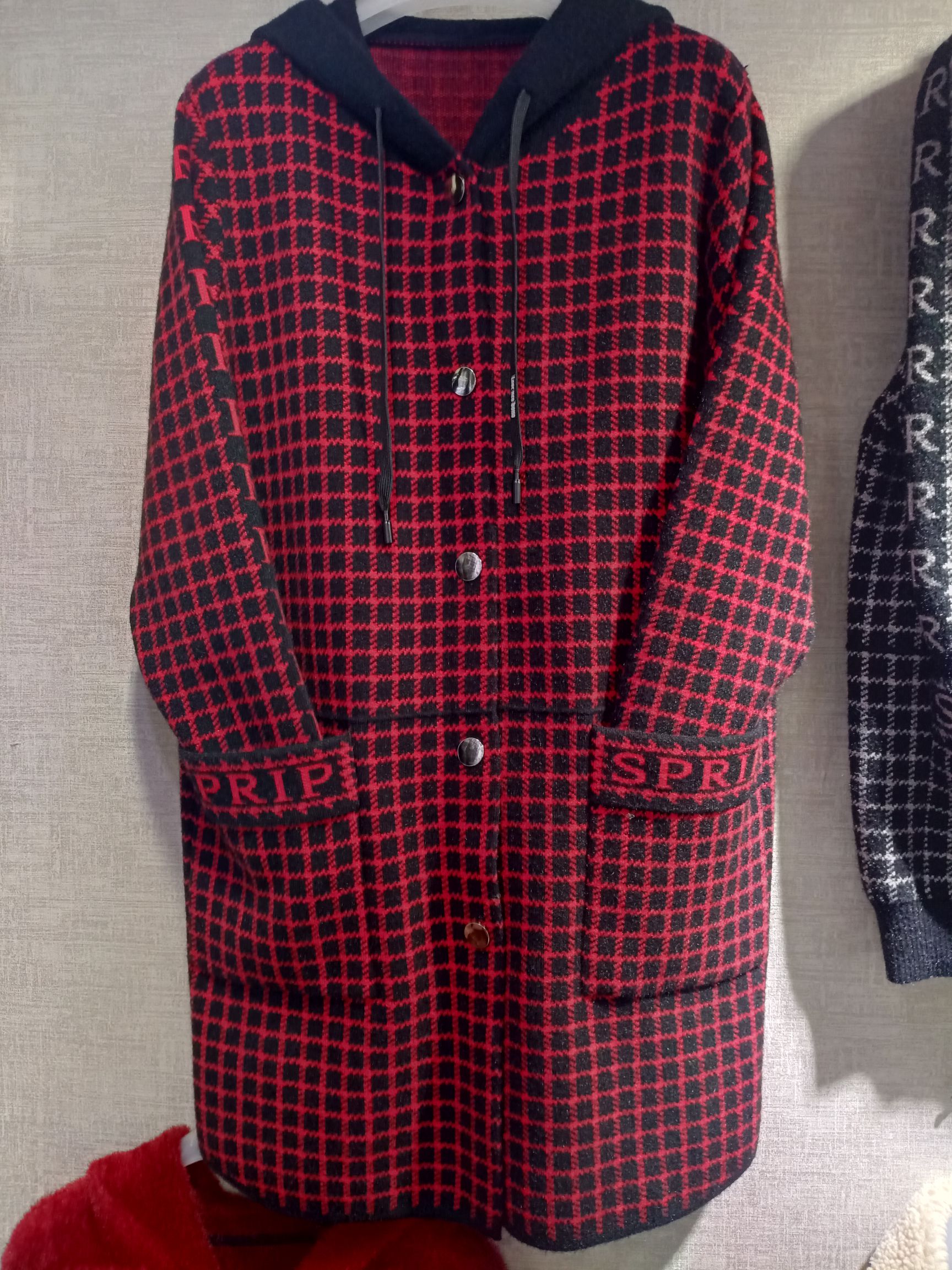 Autumn And Winter Warm And Warm Temperament Loose Shaped Coat Suit Coat 12 details Picture