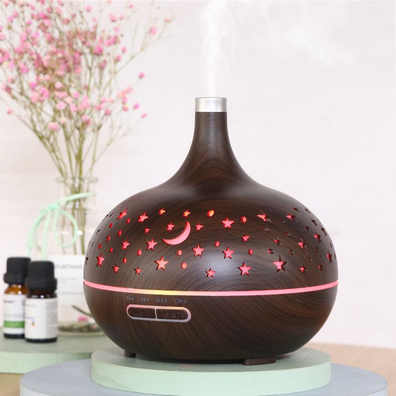 Estrella luna calado siete lámparas de colores aromaterapia ultrasónica lámpara aromaterapia Item Picture