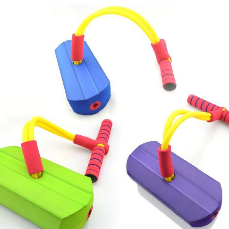 Children's frog jump toy kindergarten primary school students jumping sense system training equipment jumping rod jumping shoes jumping rod details Picture