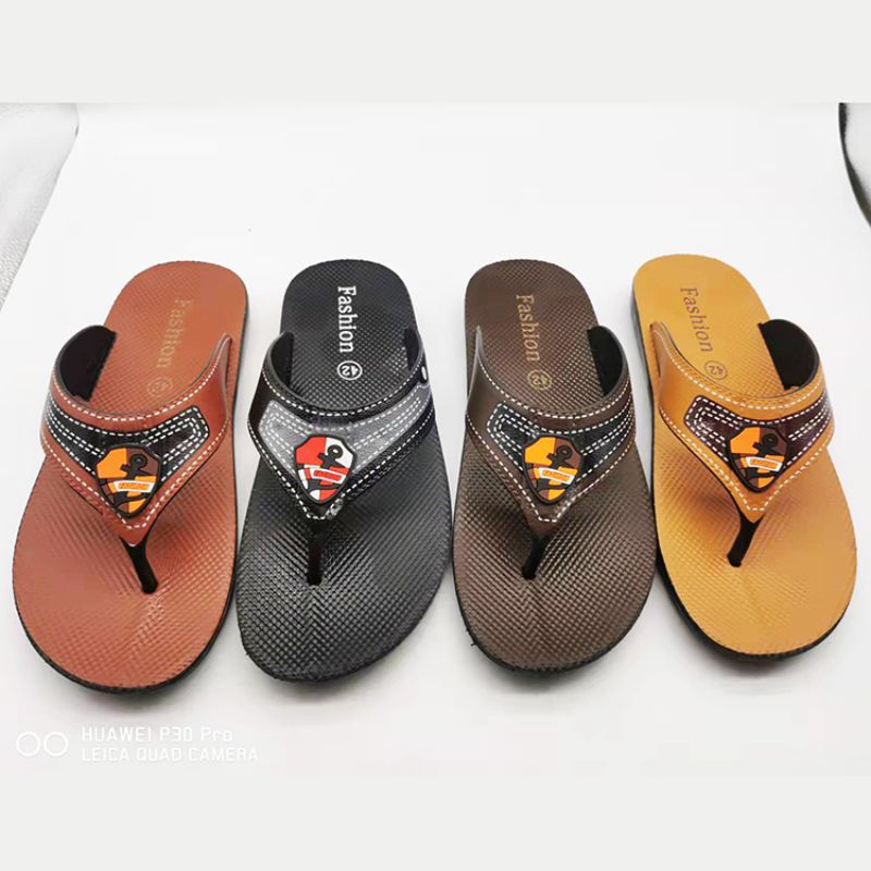 男式凉拖实物图