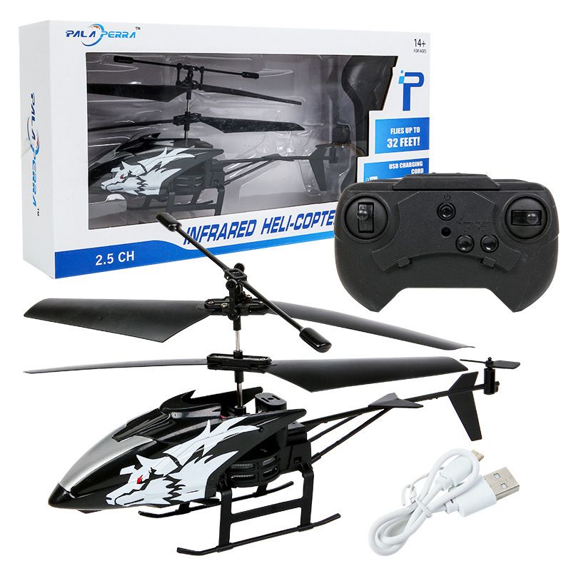 Two-way remote control helicopter aircraft shockproof model boys' toy Specification image