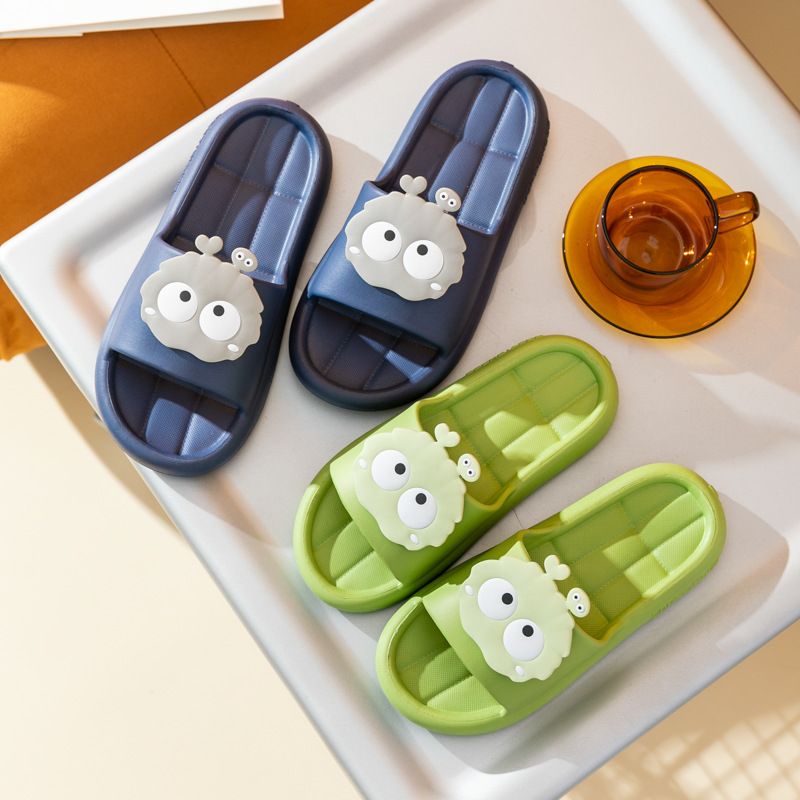 夏天拖鞋女可爱家居室内防滑家用浴室洗澡情侣卡通居家软底凉拖男