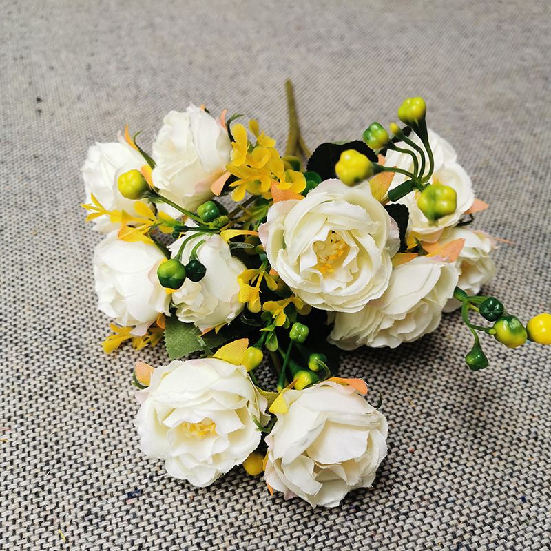 Wholesale of new "Full Sky Star" peony home decoration, wedding hand-held bouquets, guiding flowers and artificial peonies details Picture