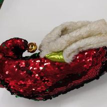 现货卡通厂家直销来样定制圣诞小丑亮片铃铛棉鞋保暖