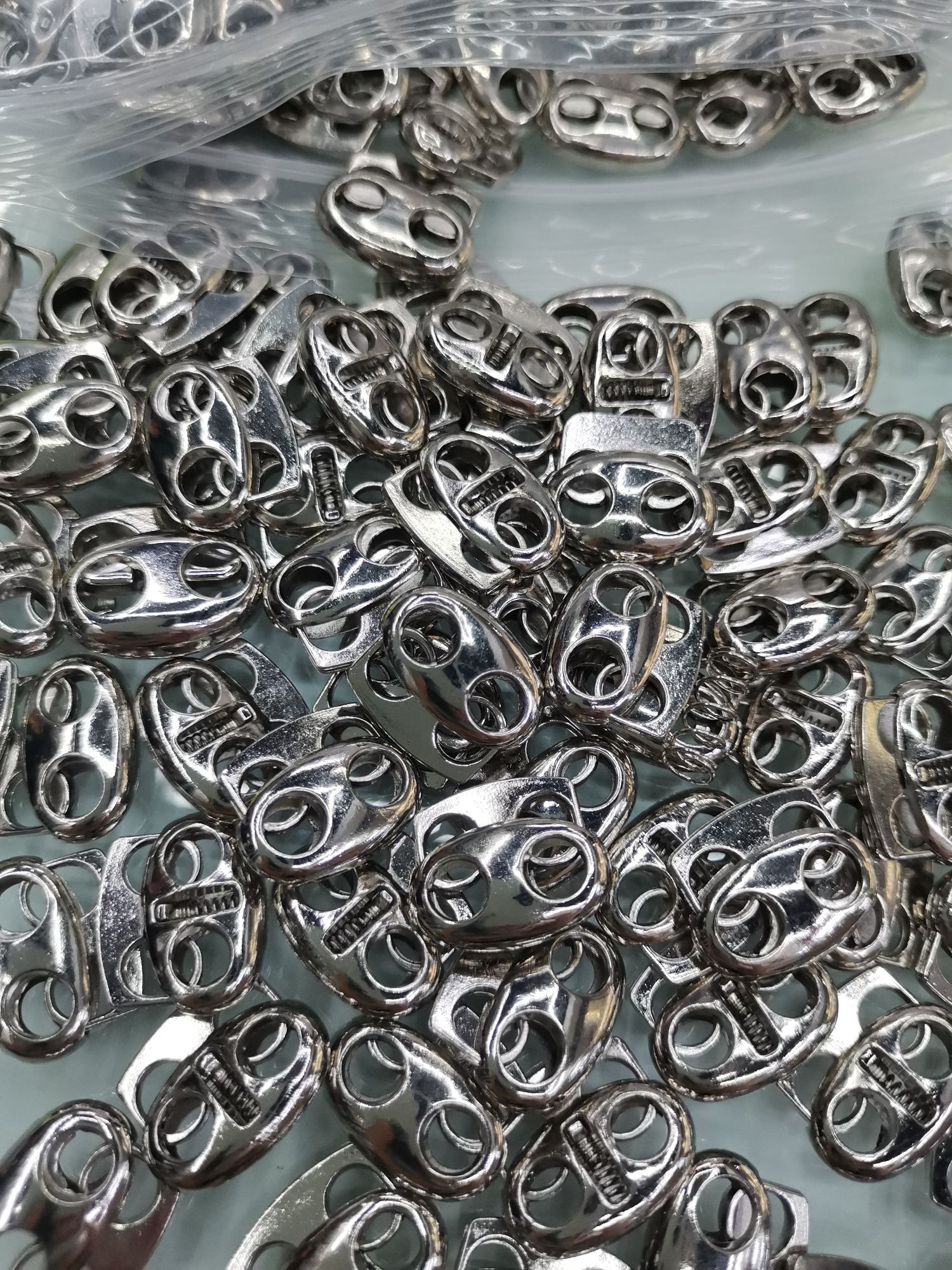 Clothing Accessories, Spring Fastener, Pig Nose Fastener, Alloy