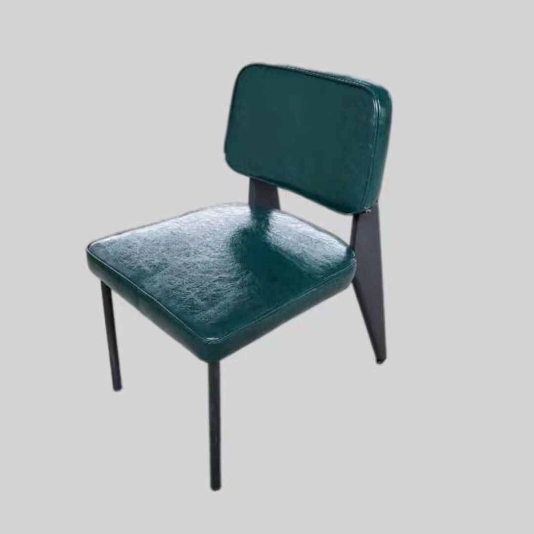 吕字家具-极简皮餐椅家用书桌椅卧室化妆椅网红ins椅子现代简约轻奢靠背凳详情7