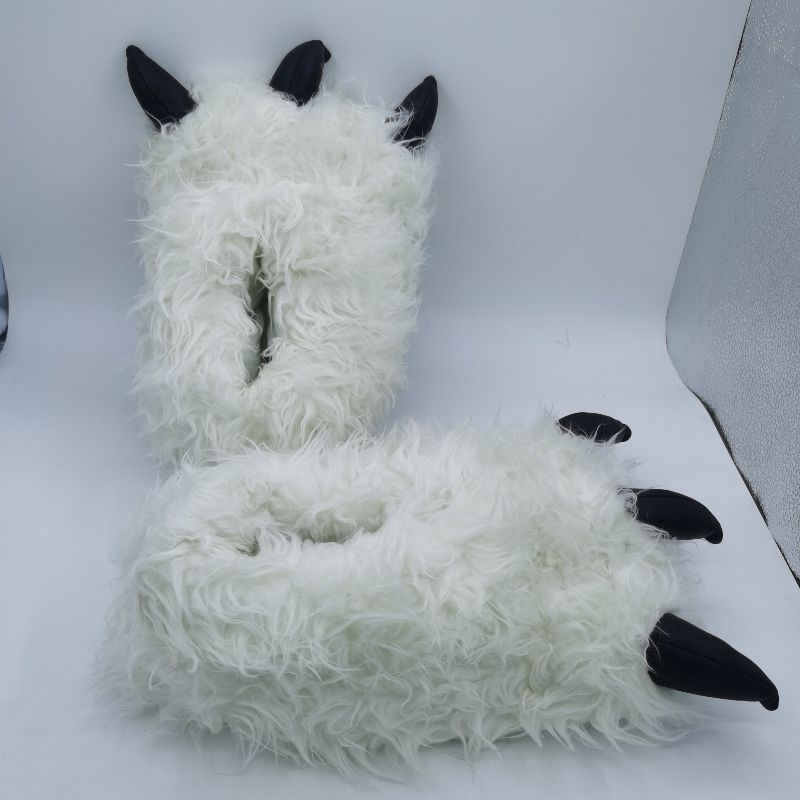 爪鞋白底实物图