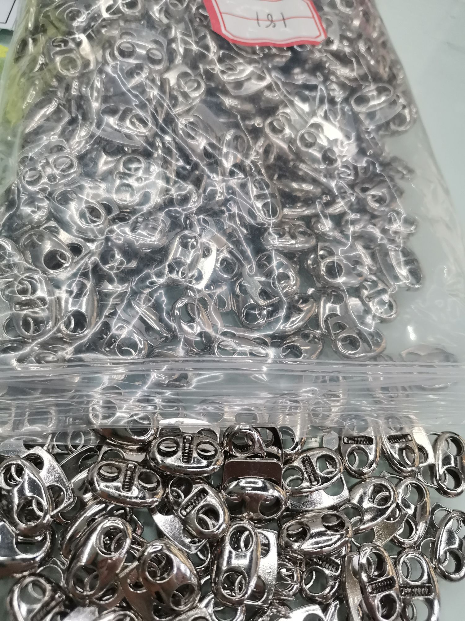 Clothing Accessories, Spring Fastener, Pig Nose Fastener, Alloy Specification drawing