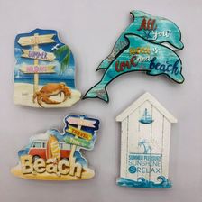  7263 新款树脂海滩多款海洋系列树脂冰箱贴旅游纪念品磁铁工艺品