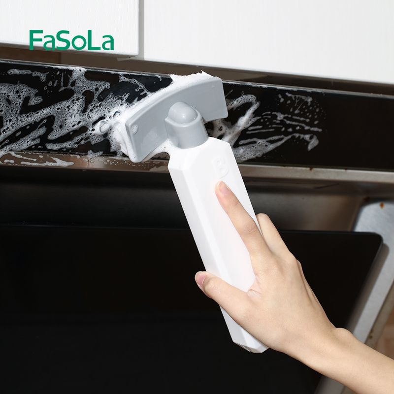 Liquid-filling pot brush, squeeze kettle brush, washing pot brush, multi-functional liquid storage squeeze sponge brush, long-handled brush, non-stick pan, lazy pan brush details Picture