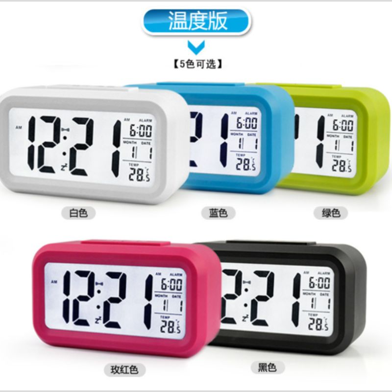 Temperature Lazy Snooze alarm clock