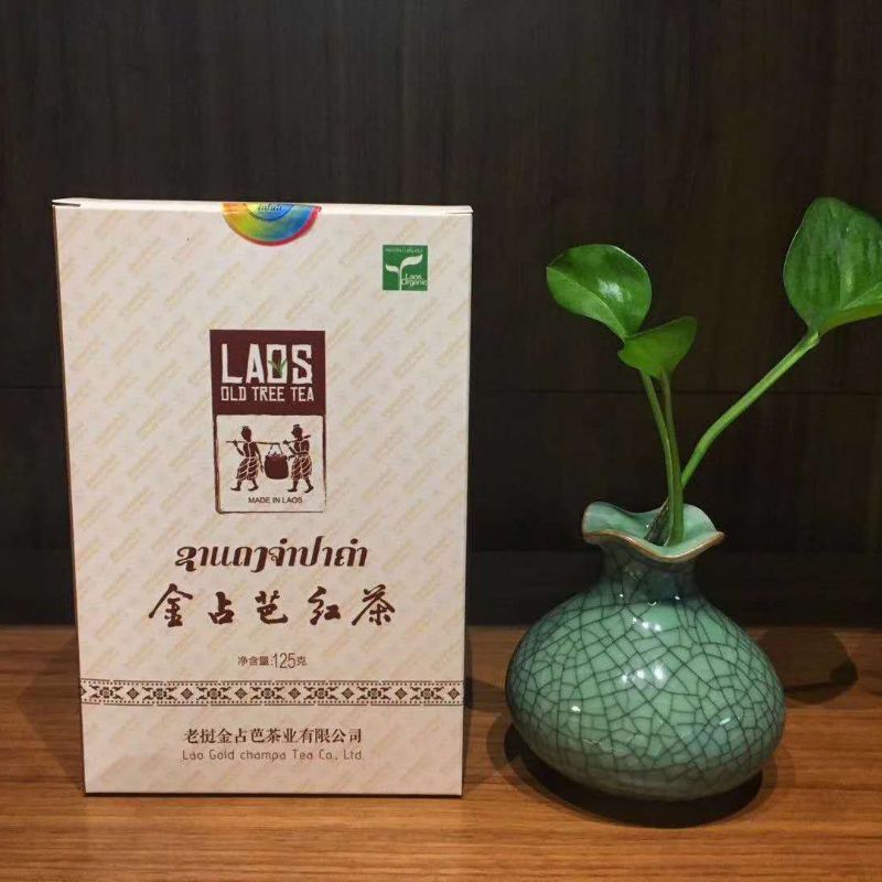  老挝金占芭红茶天然特级古树茶进口养生茶简易包装125g详情图1