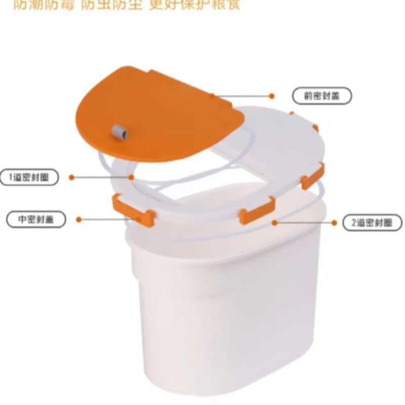 Plastic Rice Bucket details Picture