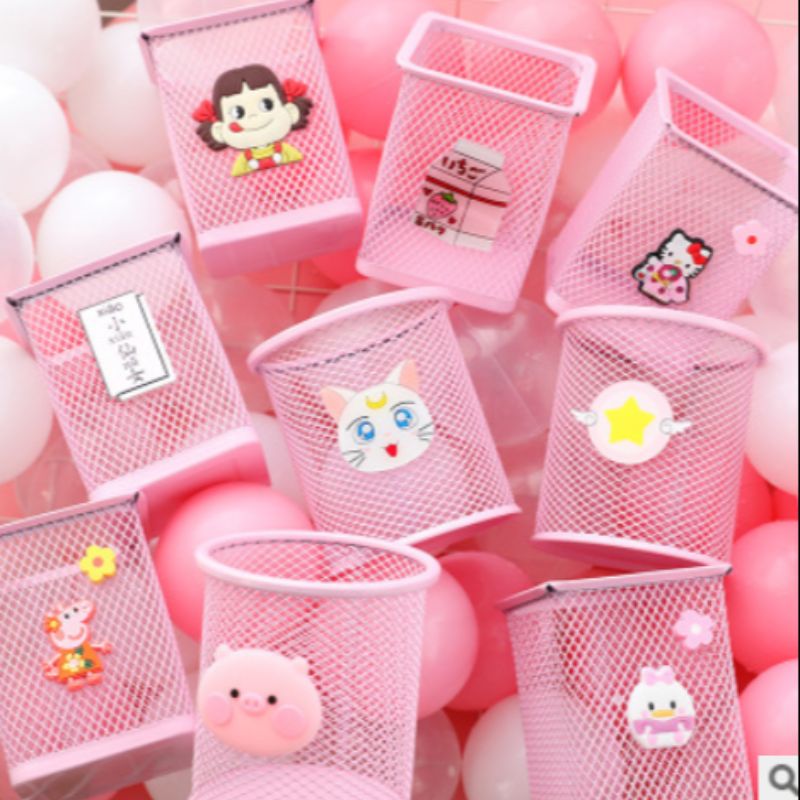 Korean student's fresh and creative desktop office storage box stationery desktop decoration details Picture