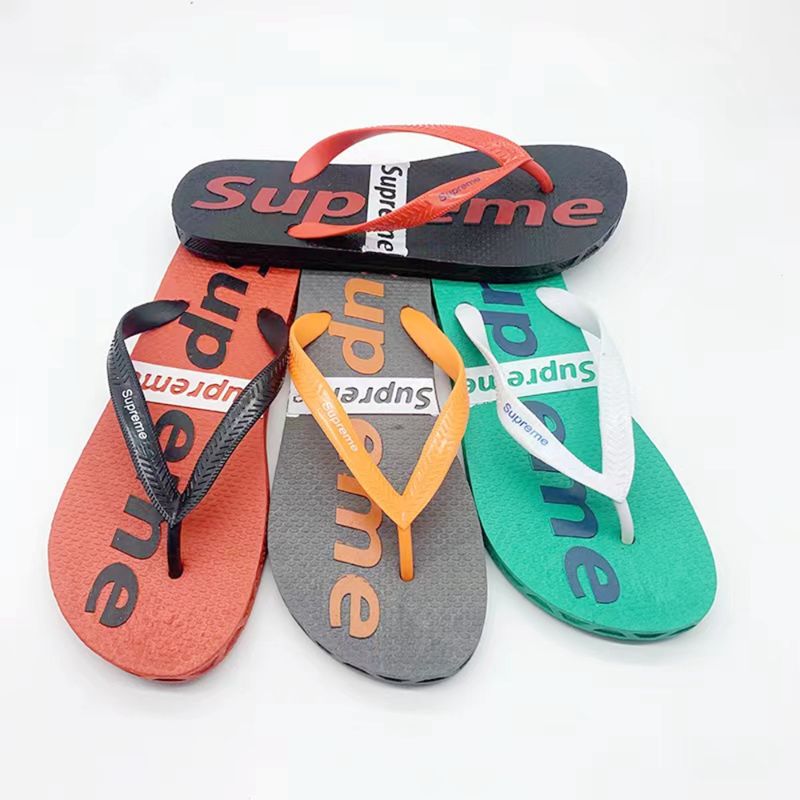 New type of PVC air-blown printed pattern men's summer beach flip-flops are in stock and available for factory wholesale and customization
