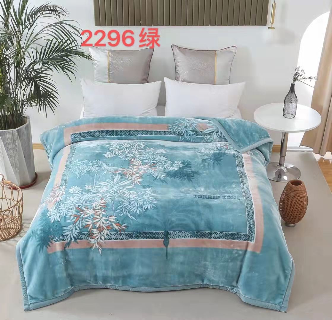 Cross-border new thickened, fleece, warm and soft double-layer Angolan Raschel blanket, wedding blanket, group purchase gift blanket pic 23