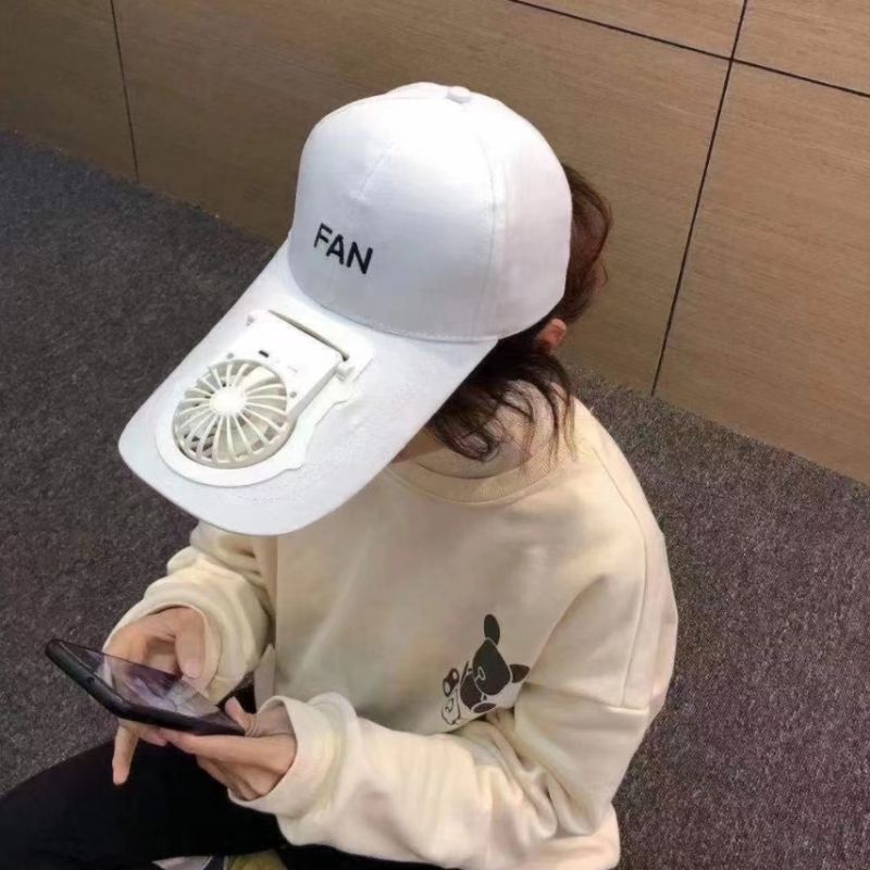 帽子风扇2021新款