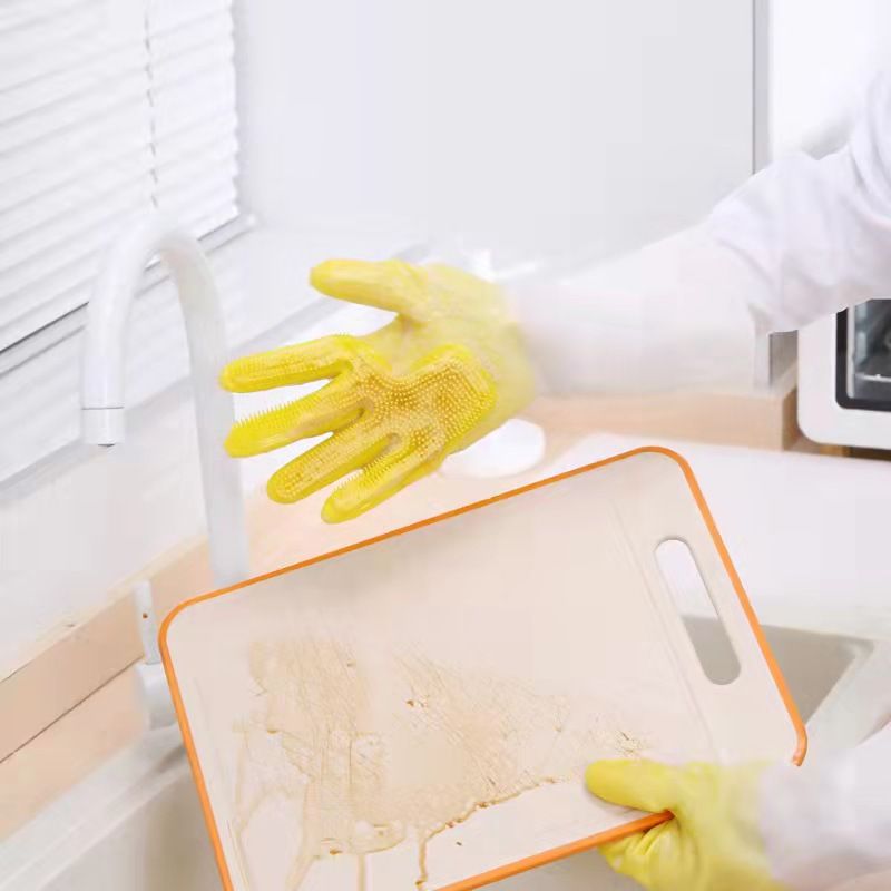 Kitchen cleaning gloves details Picture
