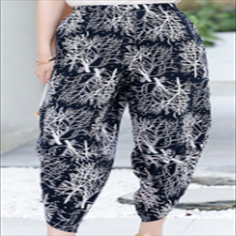 妈妈裤厂家直销花裤舒适4