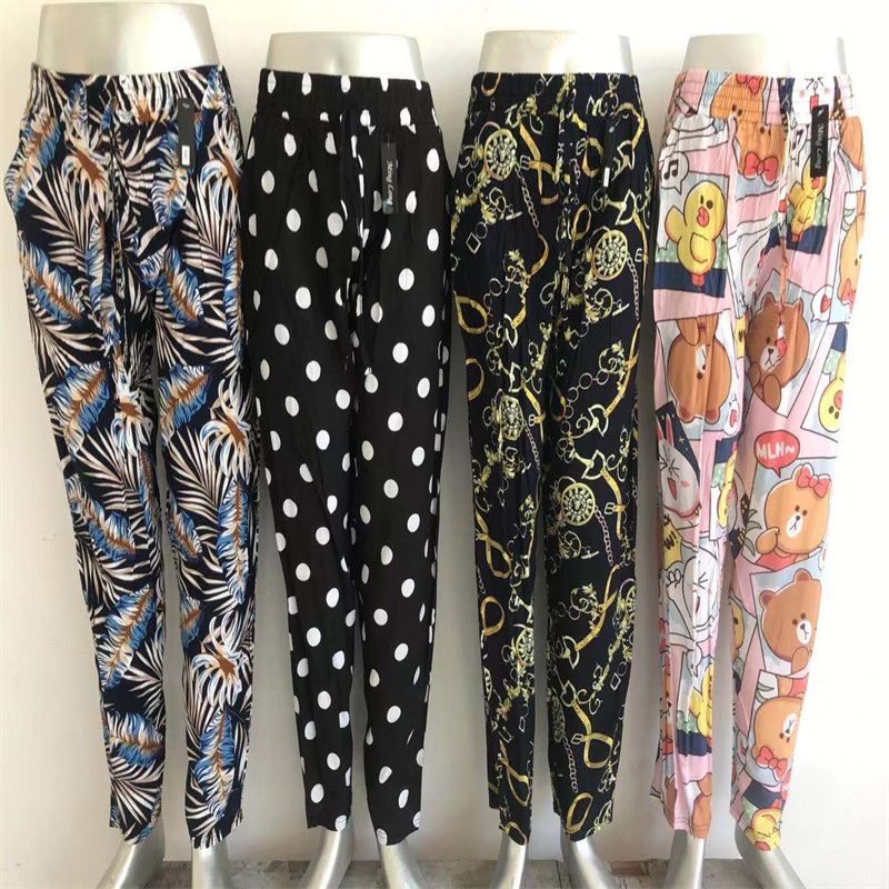 Mom pants factory direct sales flower pants for comfort 15