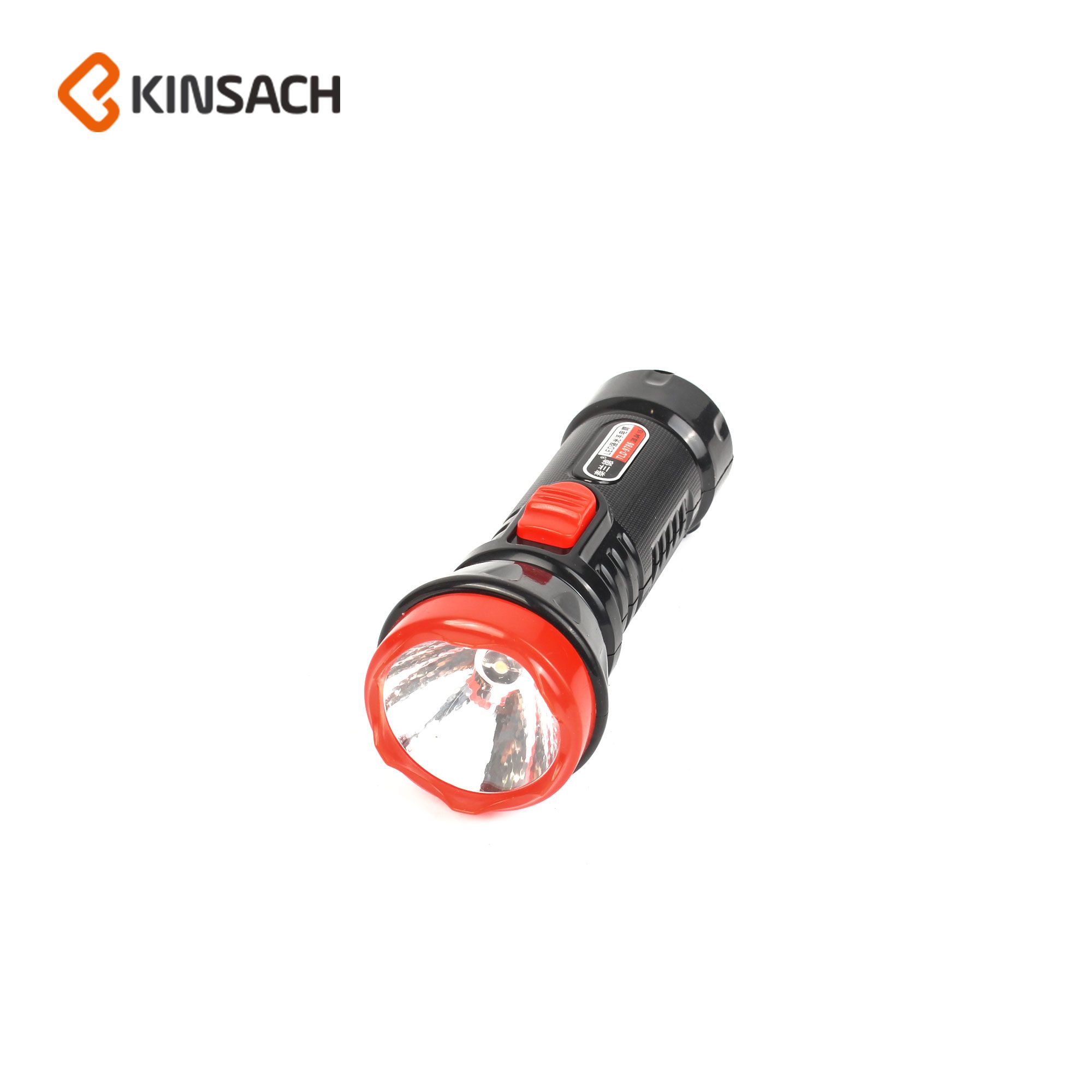 Rechargeable, high-light, far-range LED flashlight, high-light, portable, far-range, home and outdoor lighting