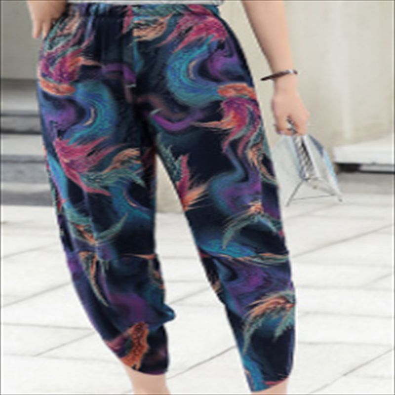 妈妈裤厂家直销花裤舒适8