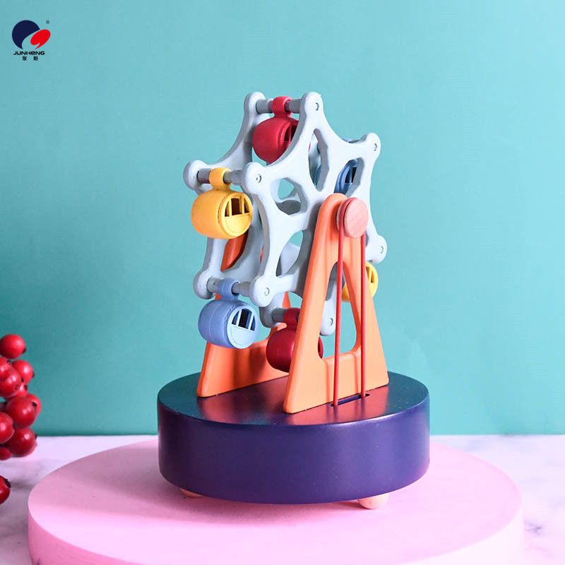 Cat Sky City Cat Sky City Wooden mechanical music box Birthday gift Wedding gift Love Item Picture