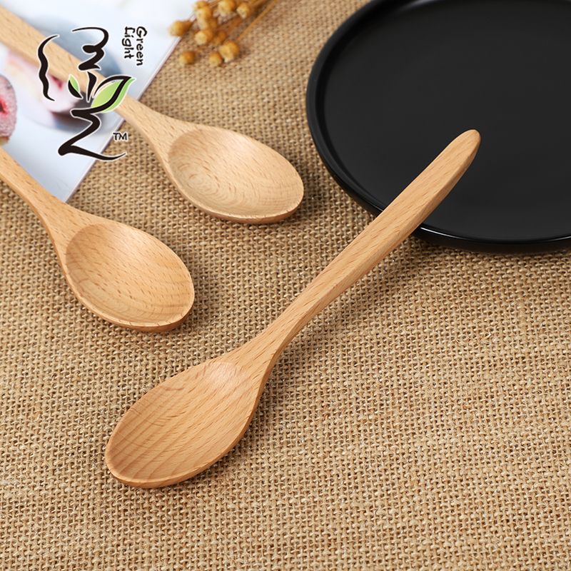 Irregular-shaped large pointed spoon 18.5*3.8CM coffee spoon, hot pot seasoning spoon, stirring rod, small spoon, special measuring spoon for milk tea and honey seasonings details Picture