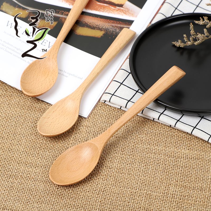 Triangular handle pointed spoon 19*3.8CM coffee spoon, hot pot seasoning spoon, stirring rod, small spoon, special measuring spoon for milk tea and honey seasonings Specification drawing