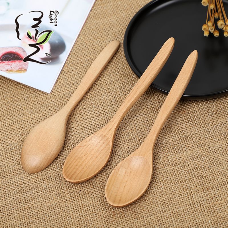 Irregular-shaped large pointed spoon 18.5*3.8CM coffee spoon, hot pot seasoning spoon, stirring rod, small spoon, special measuring spoon for milk tea and honey seasonings Application Scenario