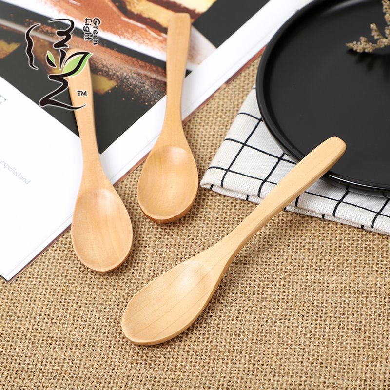 Irregular-shaped small pointed spoon 14*3.0CM coffee spoon, hot pot seasoning spoon, stirring rod small spoon, special measuring spoon for milk tea and honey seasonings Specification drawing
