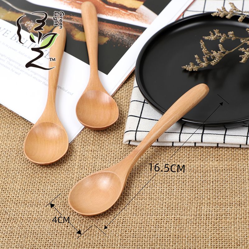 Semi-round handle round head spoon 16.5*4.0CM coffee spoon, hot pot seasoning spoon, stirring rod small spoon, special measuring spoon for milk tea and honey seasonings Application Scenario
