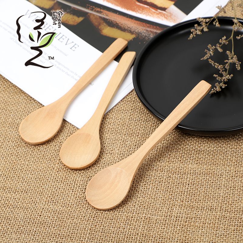 Solid wood honey spoon, seasoning spoon, 13CM/15CM/17CM coffee spoon, hot pot seasoning spoon, stirring rod, small spoon, special measuring spoon for milk tea and honey seasoning Specification image