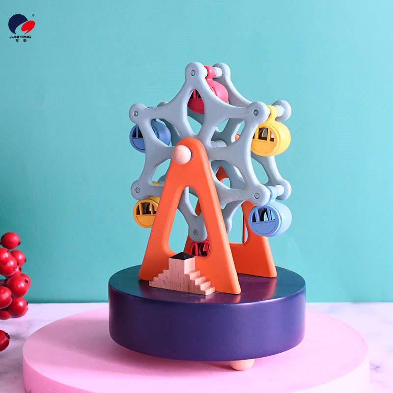 Cat Sky City Cat Sky City Wooden mechanical music box Birthday gift Wedding gift Love Specification drawing