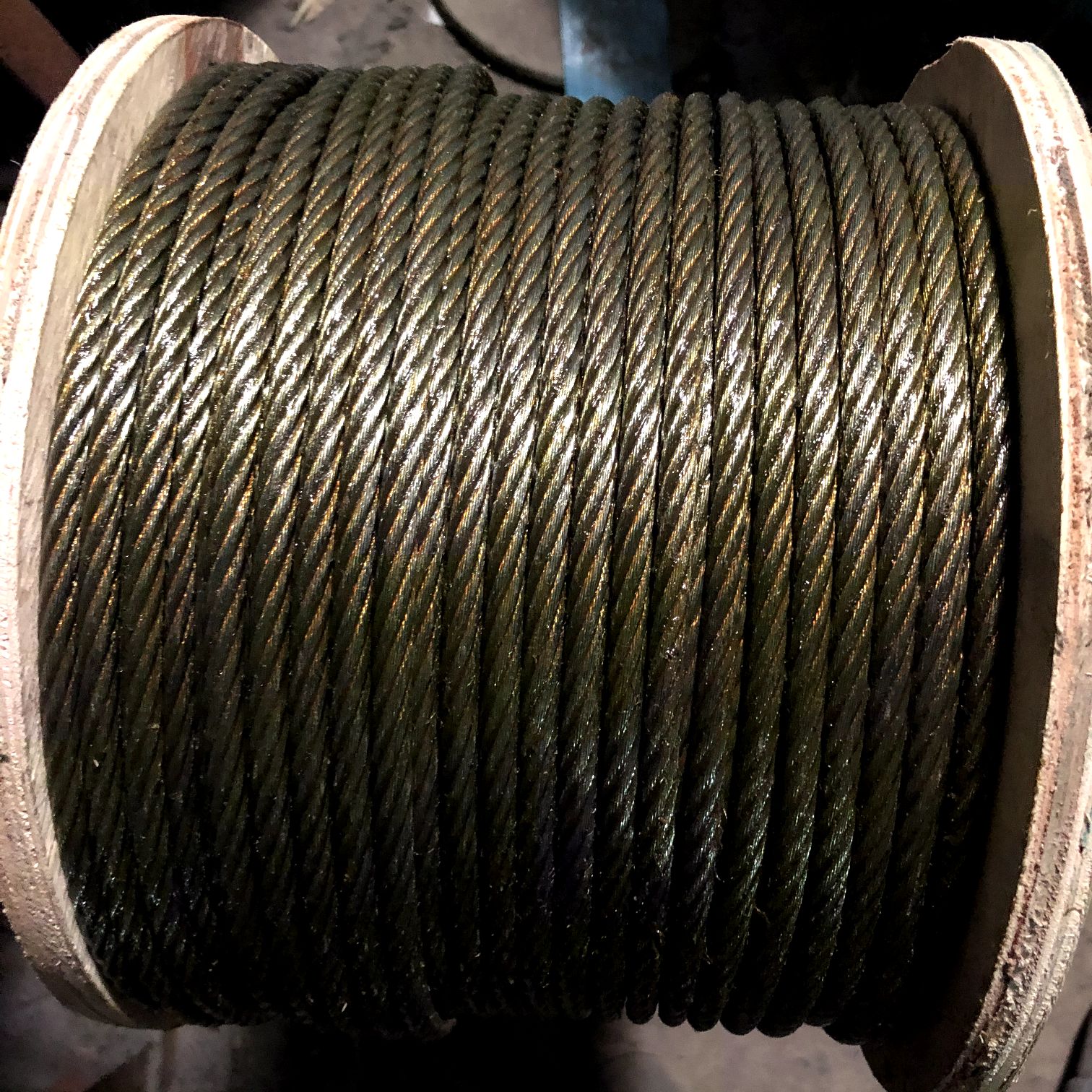 厂家直销，光面涂油钢丝绳6x12-6.0mm 100米图