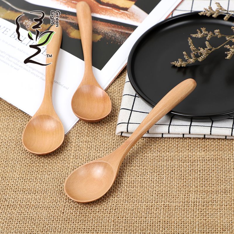 Semi-round handle round head spoon 16.5*4.0CM coffee spoon, hot pot seasoning spoon, stirring rod small spoon, special measuring spoon for milk tea and honey seasonings Specification image