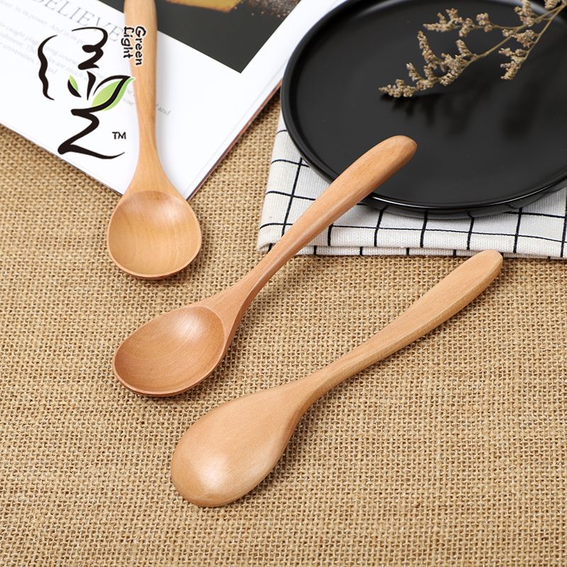 Semi-round handle round head spoon 16.5*4.0CM coffee spoon, hot pot seasoning spoon, stirring rod small spoon, special measuring spoon for milk tea and honey seasonings details Picture
