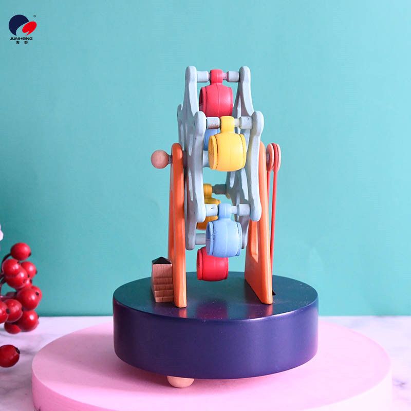 Cat Sky City Cat Sky City Wooden mechanical music box Birthday gift Wedding gift Love Application Scenario
